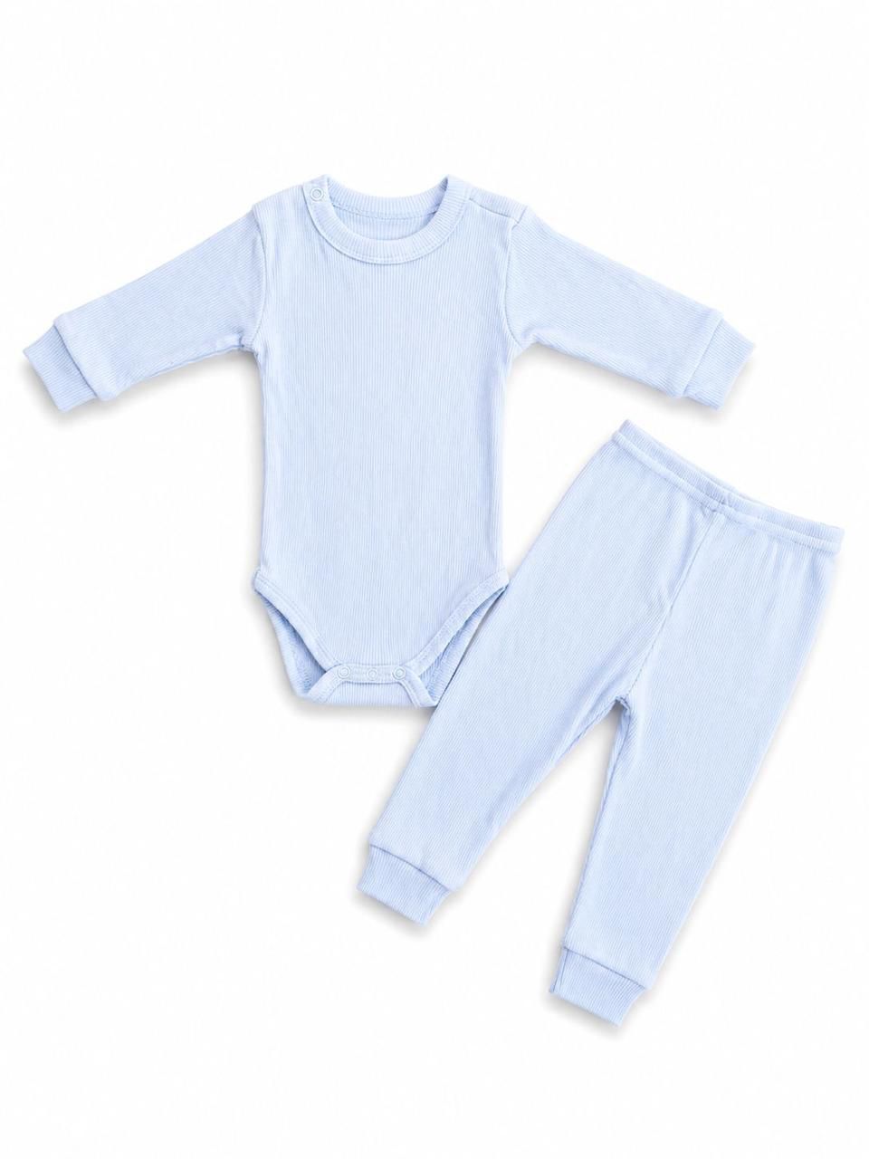 Conjunto Canelado Essencial – Body + Calça